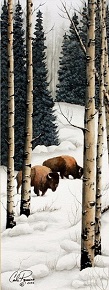 Winter Aspen Bison